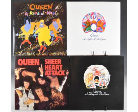 Thirteen Queen LPs comprising Sheer Heart Attack, A Day At The Races, A Night At The Opera, A Kind of Magic, The Works, Hot S