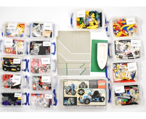 Sixteen vintage and modern Lego sets comprising numbers&nbsp; 6899, 7656, 6357, 6381, 6334, 8040, 6480, 8491, 6693, 6358, 617