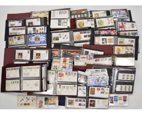 A very large collection of GB first day covers and coin covers in albums and loose, many of them signed including Seb Coe, Da
