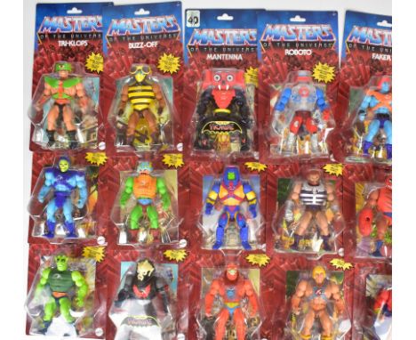 Fifteen Mattel 'Masters Of The Universe Origins' He-Man action figures to include Whiplash, Hordak, Man-At-Arms, Man-E-Faces,