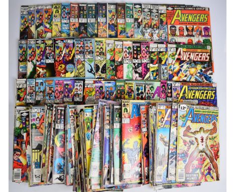 One hundred and forty Bronze Age The Avengers comics by Marvel to include issues #195 &amp; #196 cameo and first full appeara