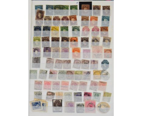 GB Commonwealth stamp collection in a blue stockbook including Ceylon from Crown colony 1857 imperf issues to 1960s Dominion 