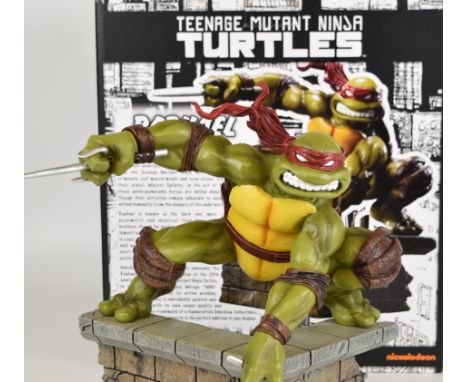 Sideshow Collectibles Teenage Mutant Ninja Turtles 'Raphael' resin statue, limited edition 317 of 375, height 30cm, in origin