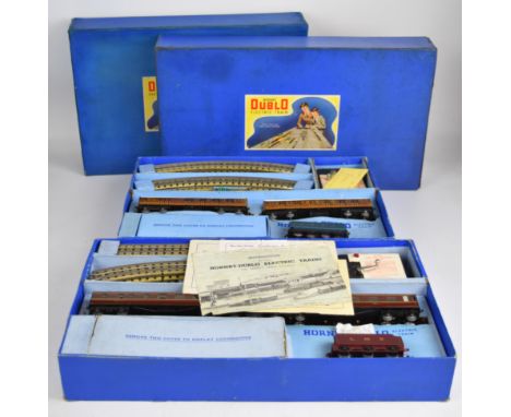 Two Hornby Dublo 00 gauge model railway passenger train sets comprising EDP1 'Sir Nigel Gresley' and EDP2 'Duchess of Atholl'
