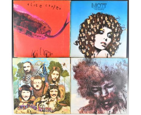 Collection of twenty seven LPs to include Rock / Heavy Rock 1980s including Stealers Wheel, Jimi Hendrix, Alice Cooper, Mott 