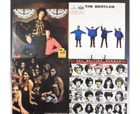 Collection of twenty Rock / Psych LPs comprising fourteen Jimi Hendrix, three The Rolling Stones and three Beatles, these inc