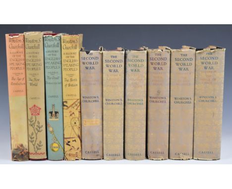 Winston S. Churchill A History of The English-Speaking People published Cassell 1956-1958, in four volumes, first edition set