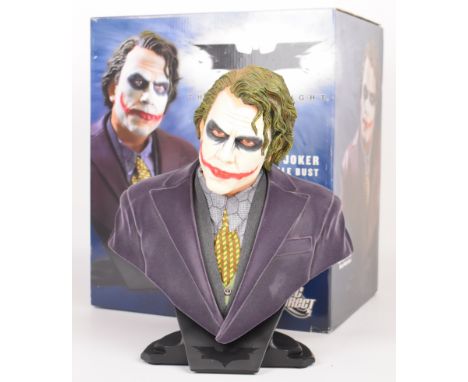 DC Direct 1:2 Scale resin The Dark Knight 'The Joker' bust sculpted by Kolby Jukes, limited edition 401 of 2500, height 37cm,