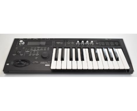 Korg Micro X Synthesizer Controller with 25 keys, manual included, serial no 009487.