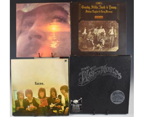 Collection of twenty seven LPs, mainly Rock / Prog Rock / Folk Rock / Heavy Rock including Jeff Wayne's Musical Version Of Th