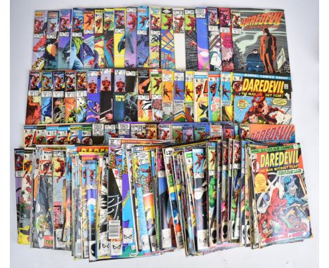 One hundred and fifty-six Silver and Bronze Age Daredevil comics by Marvel, to include early Frank Miller work.