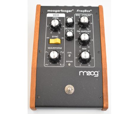 Moog Moogerfooger MF-107 Freqbox Analog Effects Module, in original box with power supply and manual.