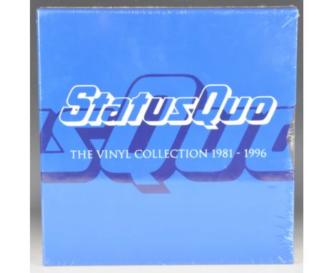 Status Quo The Vinyl Collection 1981-1996 ten LP box set, including two double LPs, remastered in 2017 contains Never Too Lat