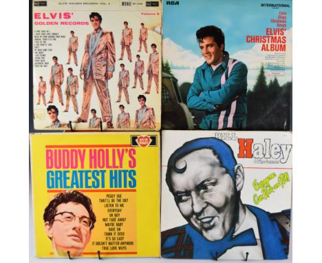 Approximately twenty one mainly Rock 'n' Roll LPs to include thirteen Elvis Presley, Four Buddy Holly, Bill Haley, The Shadow