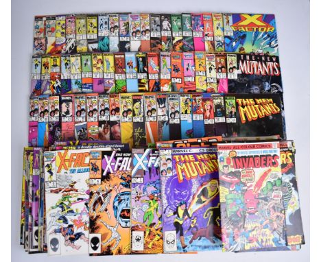 One hundred and seventy-five Bronze and Copper Age Marvel comics comprising titles X-Factor, The Invaders, Alpha Flight and T