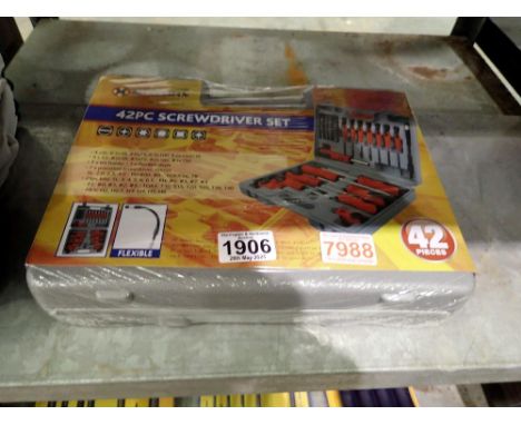 Marksman 42 piece screwdriver set. Not available for in-house P&amp;P 