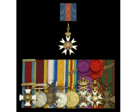 The outstanding Baltic 1918-19 operations C.M.G., Great War D.S.O. group of nine awarded to Captain J. A. Moreton, Royal Navy