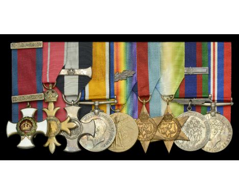 The important Great War D.S.O., D.S.C. and Bar, Second World War O.B.E. group of nine awarded to Group Captain B. D. ‘Billike