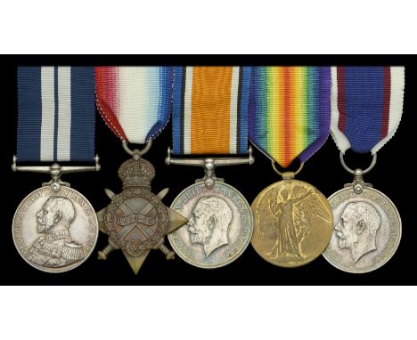 The Great War Q-Ship operations D.S.M. group of five awarded to Able Seaman D. Pearce, who was decorated for his gallantry at