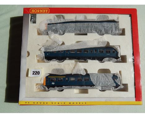 HORNBY R 2579 CLASS 101 DMU PACK IN BR BLUE BUT IN POOR CONDITION