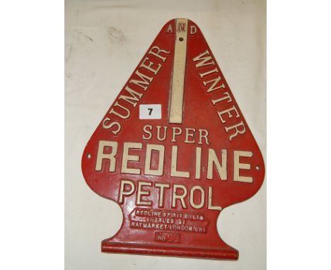 CAST SUPER REDLINE PETROL RED SUMMER & WINTER PUMP PLATE