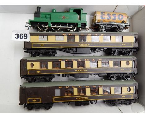 HORNBY DUBLO 3 PULLMAN COACHES U/B PLUS ESSO TANK WAGON & SR 0-6-0 31340 TANK LOCOMOTIVE