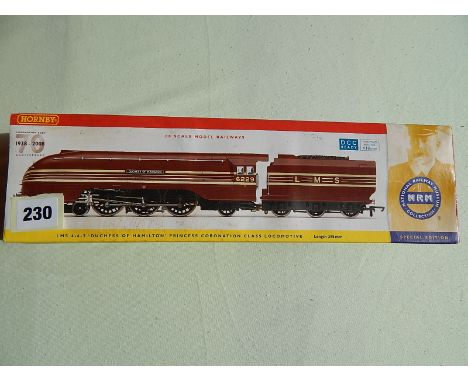 HORNBY BOXED R2689 6229 DUCHESS OF HAMILTON 70TH COMMEMORATIVE MODEL DCC READY BOX A/F