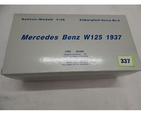 CMC BOXED MODEL 1 : 18 SCALE MODEL M031 MERCEDES W125