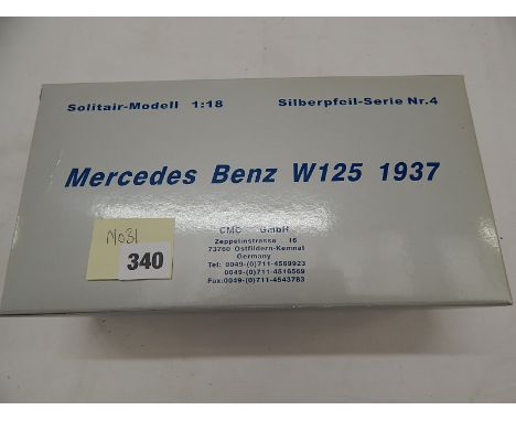 CMC BOXED MODEL 1 : 18 SCALE MODEL M031 MERCEDES W125