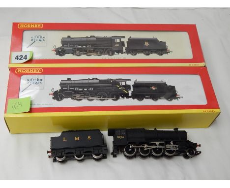 HORNBY R 2395 2-8-0 48119 WEATHERED SUPER DETAIL & R2393 2-8-0 48773 SUPER DETAIL BOTH BOXED & 8183 U/B