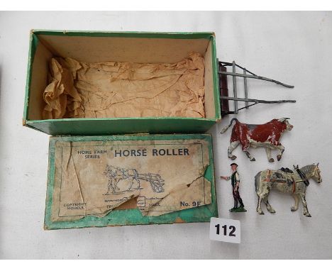 BRITAINS BOXED HOME FARM SERIES HORSE ROLLER 9F A/F