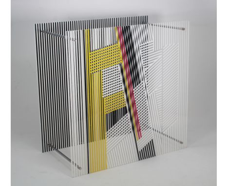 Jesus Rafael Soto (Venezuelan, 1923 - 2005) Title: "Sotomagie" - 1967 Medium: Silkscreen on plexiglass with metal rods. Editi