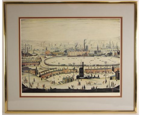 Laurence Stephen Lowry RA RBA (1887-1976),'The Pond',Limited edition print on paper,Signed in pencil lower right,Fine Art Tra