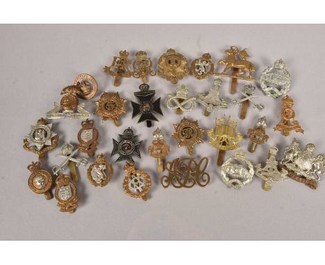 British Cap Badges, to include 10th County of London (Hackney), The Army Catering Corps, Army Educational Corps, The Yorkshir