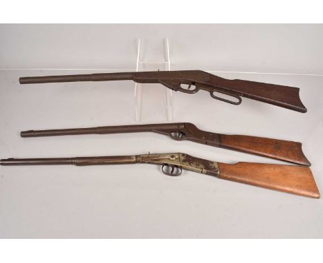 A Diana Model 1 Cork Firing Air Rifle, together with two similar, all AF (3), 18+ TO PURCHASE, FACE TO FACE COLLECTION OR PAC