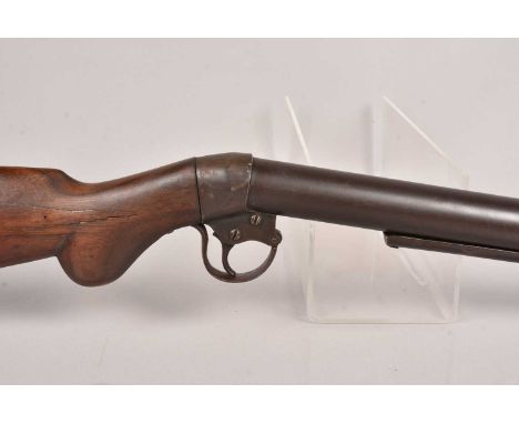 A Pre-War Lanes Brothers of London 'Musketeer' .177 Break Barrel Air Rifle, serial 2439, Patent No.9644, having model and man