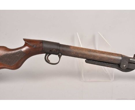 An early BSA .177 Under Lever Air Rifle, an improved model D, serial L1165, with some light rusting to the barrel, 18+ TO PUR
