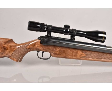 A Diana Mod 52 .22 Side Lever Air Rifle, serial 938139, with fore and rear sight, complete with Nikko Stirling Silver Crown W