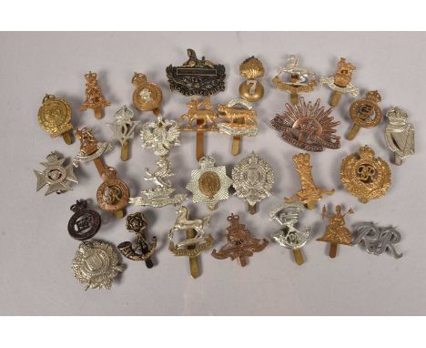 British Cap Badges, including Royal Engineers, Royal Horse Guards, Army Catering Corps, Royal Artillery, 7th Dragoon Guards, 