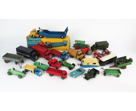 Dinky, Corgi etc. Playworn Collection including 2 Guy Vans Slumberland  and Lyons, Guy Truck, Forward Control Truck,  BOAC Co