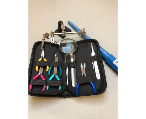CASED MODERN JEWELLERS TOOLS ETC. 