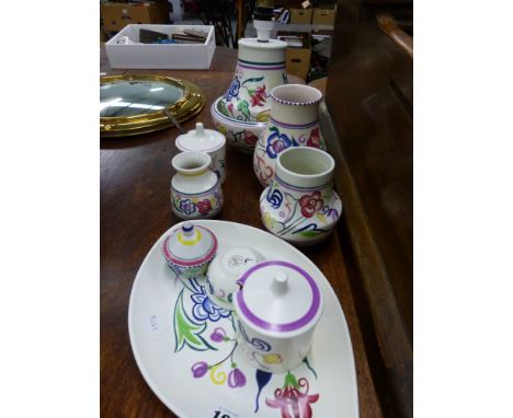 VARIOUS POOLE POTTERY VASES ETC. 