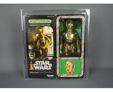 Star Wars, Kenner - A graded boxed vintage 1997 Kenner Star Wars Collector Series 12" action figure set 'C-3PO'.  The set is 