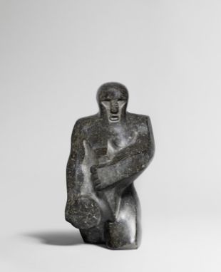 Leon Underwood (British, 1890-1975)The Sculptor black Irish marble38.7 cm. (15 1/4 in.) highCarved 1938-49UniqueFootnotes:Pro