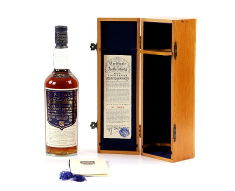 Royal Lochnagar Single Highland Malt Scotch Whiskey, boxed.   