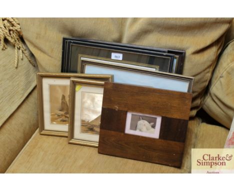 A quantity of pictures and prints
