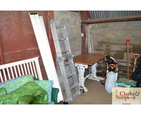 A modern folding ladder