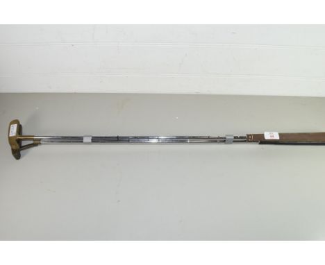 TWO VINTAGE GOLF CLUBS COMPRISING A PING A-BLADE PUTTER AND A HOGAN P402 PUTTER