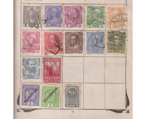 Stamps- Twelve juior stamp albums of mint and used stamps from 1900 onwards from GB, Commonwealth and World. Many hundreds of