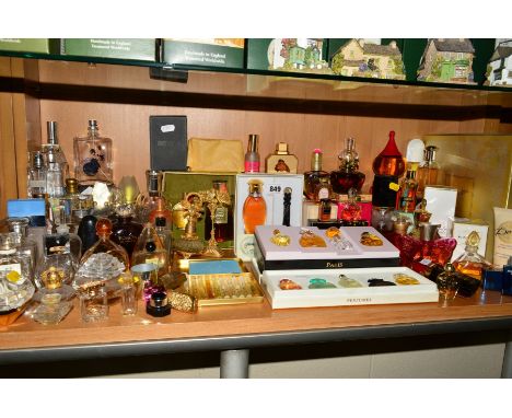 A COLLECTION OF VARIOUS SCENT BOTTLES (new and used), to include 'Tweed', 'Suddenly', 'NAFNAF' Christian Dior, 'Gigli' etc, t